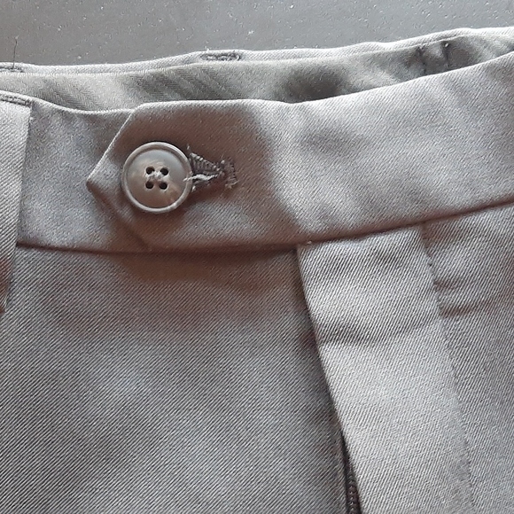 Haggar 36-32 Men's Dress Pants Grey - Picture 5 of 7